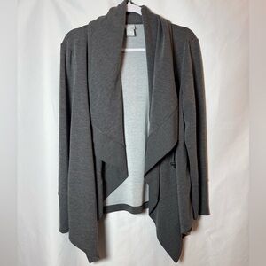 Chico’s Gray Open Front Women's Jacket/Cardigan 2 or Large